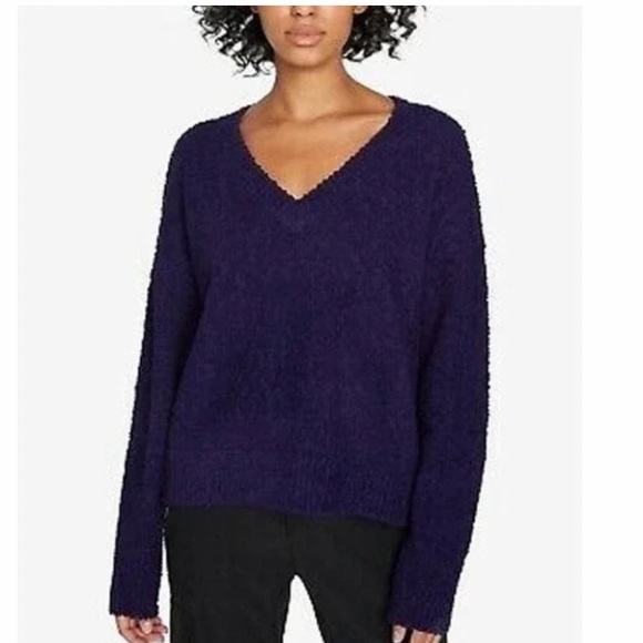 SANCTUARY NAVY BLUE TEDDY BEAR SWEATER SIZE L - Picture 1 of 7